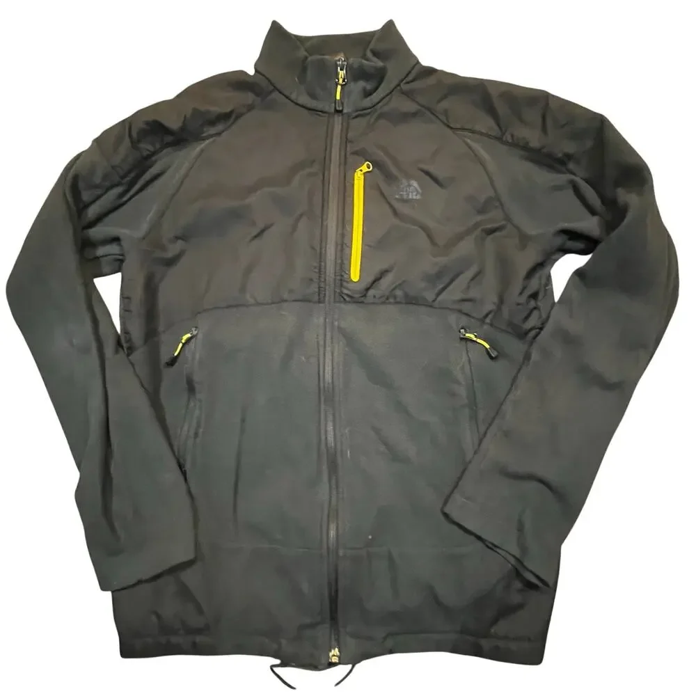 The North Face Men’s‎ Small Jacket Black Tech Yellow Pocket